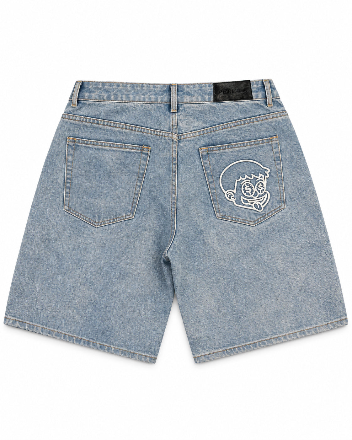 BLUE DENIM SHORTS