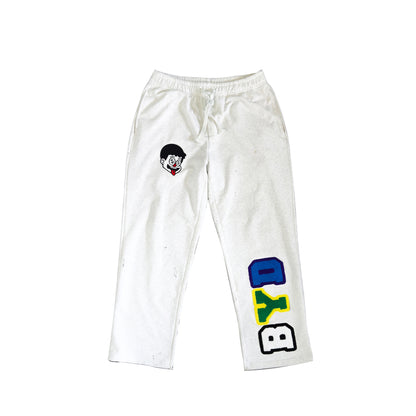 LIGHT GRAY PAPE SWEATS