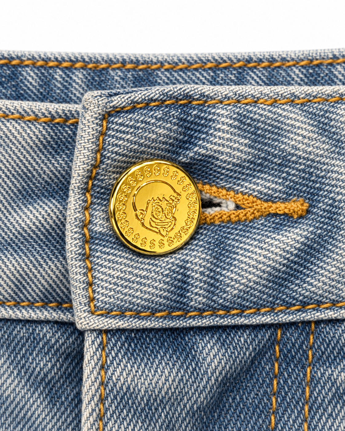 BLUE DENIM SHORTS